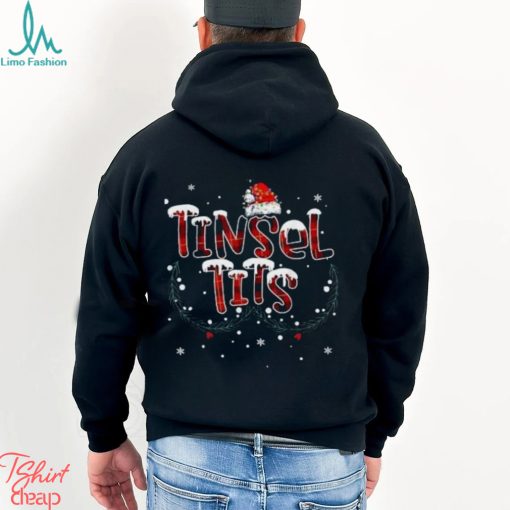 Tinsel tits & jingle balls funny matching christmas couples t shirt