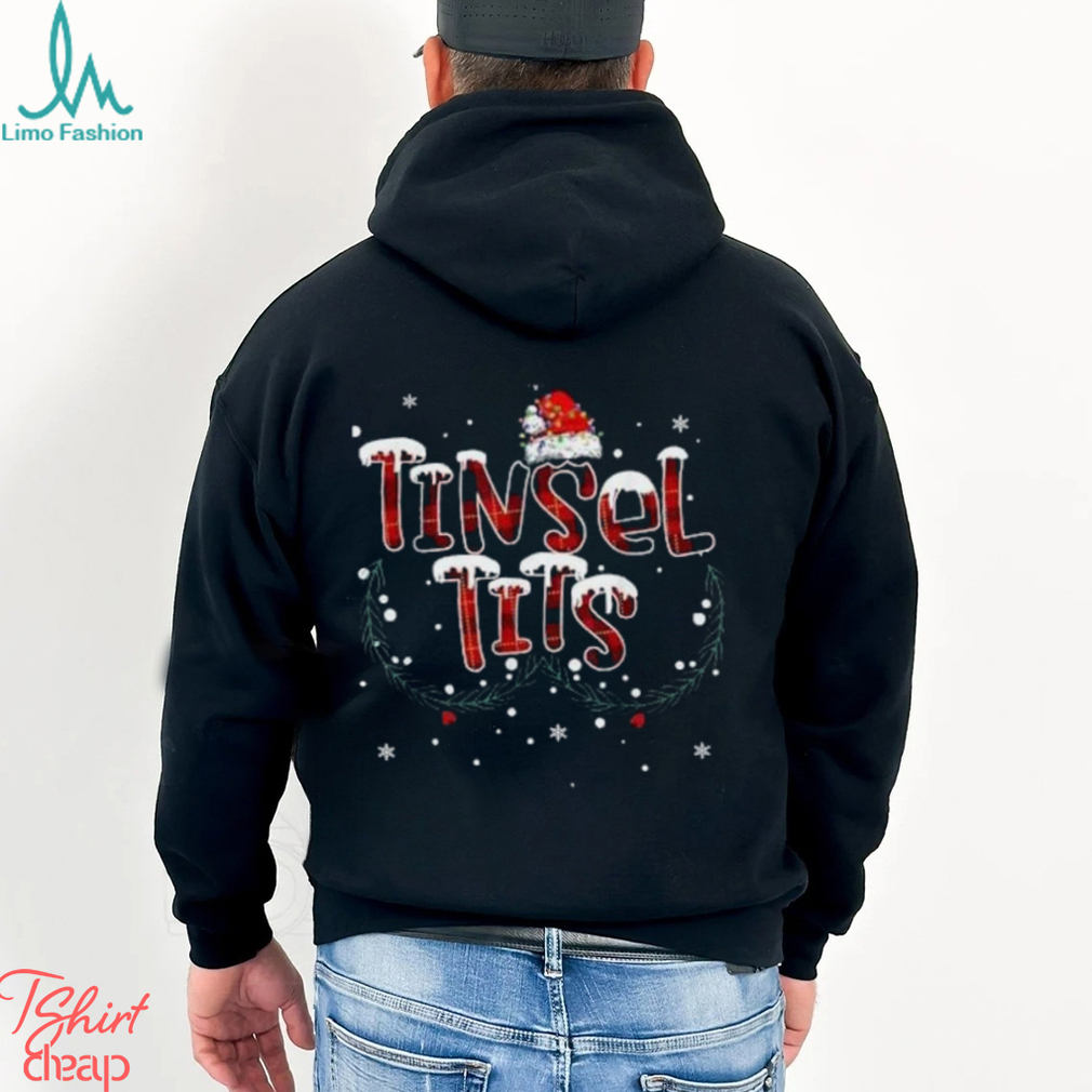 Tinsel tits & jingle balls funny matching christmas couples t shirt Tinsel tits & jingle balls funny matching christmas couples t shirt