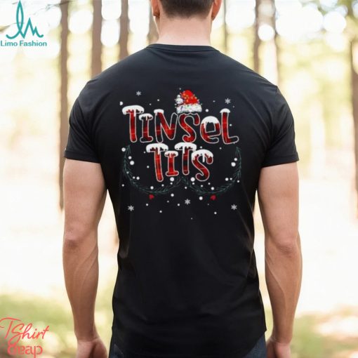 Tinsel tits & jingle balls funny matching christmas couples t shirt