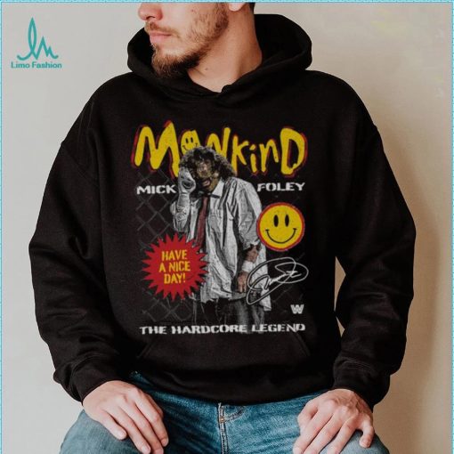 Toddler 500 Level Black Mick Foley Mankind Have A Nice Day T Shirt