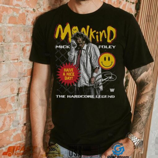 Toddler 500 Level Black Mick Foley Mankind Have A Nice Day T Shirt
