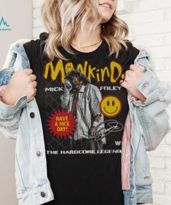 Toddler 500 Level Black Mick Foley Mankind Have A Nice Day T Shirt