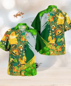 Tokemon St.Patrick’s Day Vacation Brand All Over Print Hawaiian Shirt For Summer