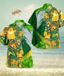 Tokemon St.Patrick’s Day Vacation Brand All Over Print Hawaiian Shirt For Summer