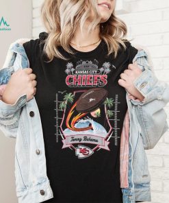 Tommy Bahama Black Kansas City Chiefs Tidal Kickoff Camp Shirt