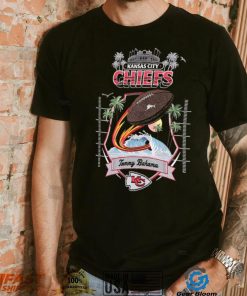 Tommy Bahama Black Kansas City Chiefs Tidal Kickoff Camp Shirt