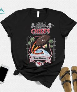 Tommy Bahama Black Kansas City Chiefs Tidal Kickoff Camp Shirt