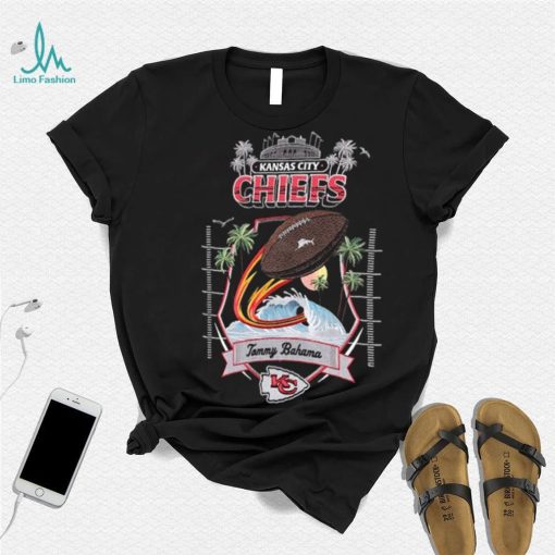 Tommy Bahama Black Kansas City Chiefs Tidal Kickoff Camp Shirt