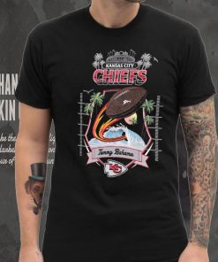 Tommy Bahama Black Kansas City Chiefs Tidal Kickoff Camp Shirt