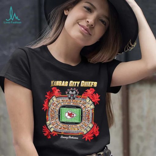 Tommy Bahama Black Kansas City Chiefs Top of Your Game Shirt
