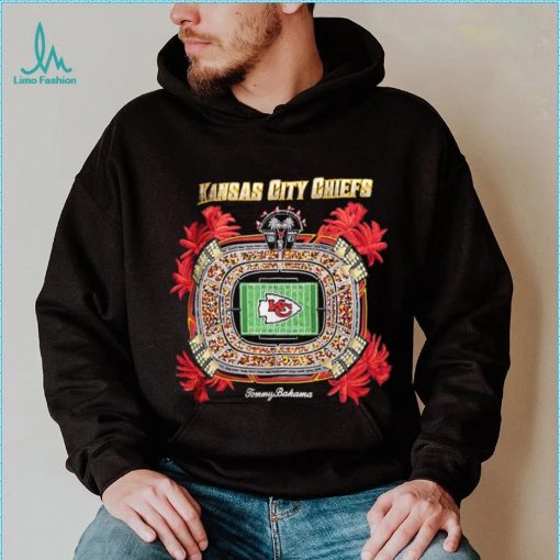 Tommy Bahama Black Kansas City Chiefs Top of Your Game Shirt