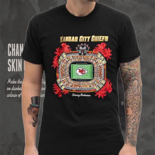 Tommy Bahama Black Kansas City Chiefs Top of Your Game Shirt