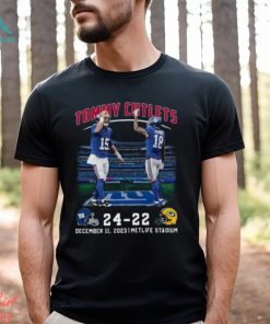Tommy Cutlets NY Giants 24 22 Green Bay Packers December 11 2023 Metlife Stadium T Shirt