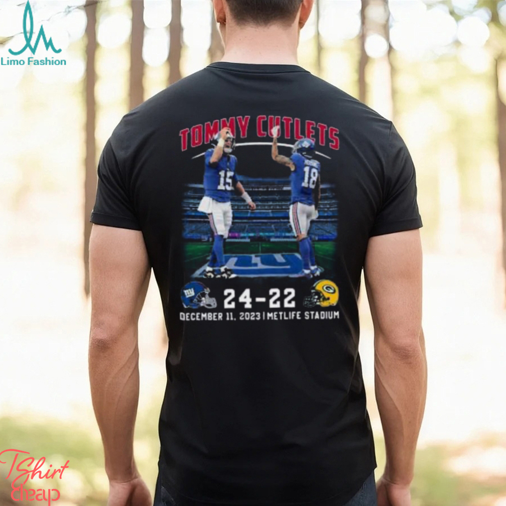 Tommy Cutlets NY Giants 24 22 Green Bay Packers December 11 2023 Metlife Stadium T Shirt Tommy Cutlets NY Giants 24 22 Green Bay Packers December 11 2023 Metlife Stadium T Shirt