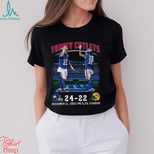 Tommy Cutlets NY Giants 24 22 Green Bay Packers December 11 2023 Metlife Stadium T Shirt