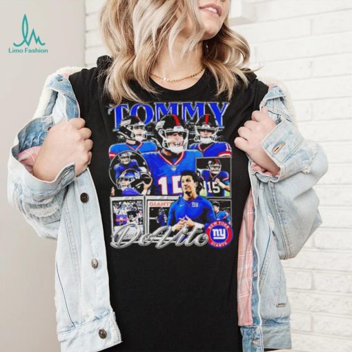 Tommy Devito New York Giants football vintage shirt