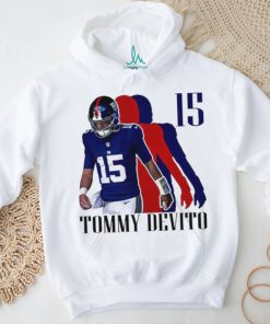 Tommy Devito No. 15 New York Giants silhouette shirt