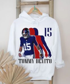 Tommy Devito No. 15 New York Giants silhouette shirt