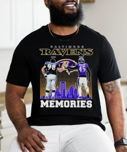 Tony Siragusa And Jaylon Ferguson Baltimore Ravens Memories Signatures Shirt