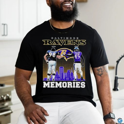 Tony Siragusa And Jaylon Ferguson Baltimore Ravens Memories Signatures Shirt