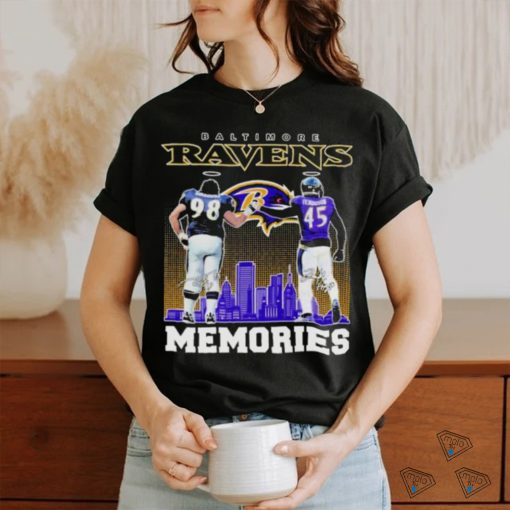Tony Siragusa And Jaylon Ferguson Baltimore Ravens Memories Signatures Shirt