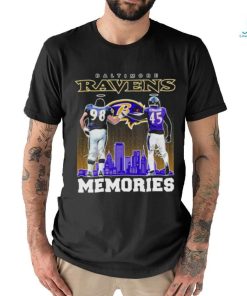 Tony Siragusa And Jaylon Ferguson Baltimore Ravens Memories Signatures Shirt