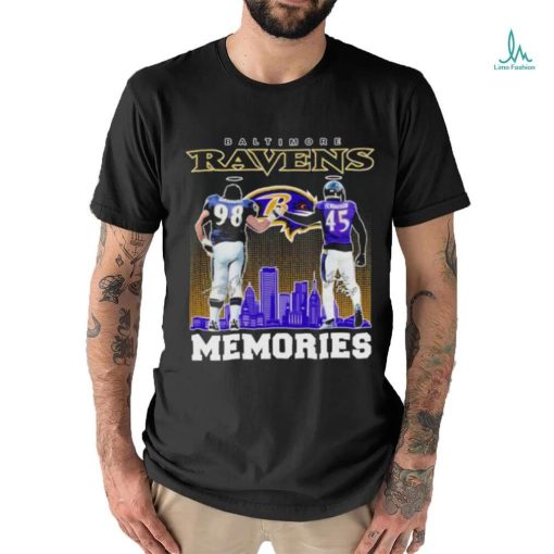 Tony Siragusa And Jaylon Ferguson Baltimore Ravens Memories Signatures Shirt