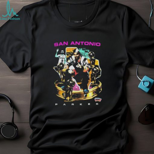 Tony parker san antonio spurs mitchell and ness crowned Shirt