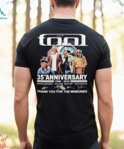 Tool Band 35th Anniversary 1990 – 2025 Thank You For The Memories T Shirt