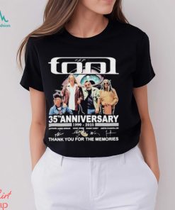 Tool Band 35th Anniversary 1990 – 2025 Thank You For The Memories T Shirt