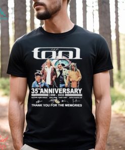 Tool Band 35th Anniversary 1990 – 2025 Thank You For The Memories T Shirt