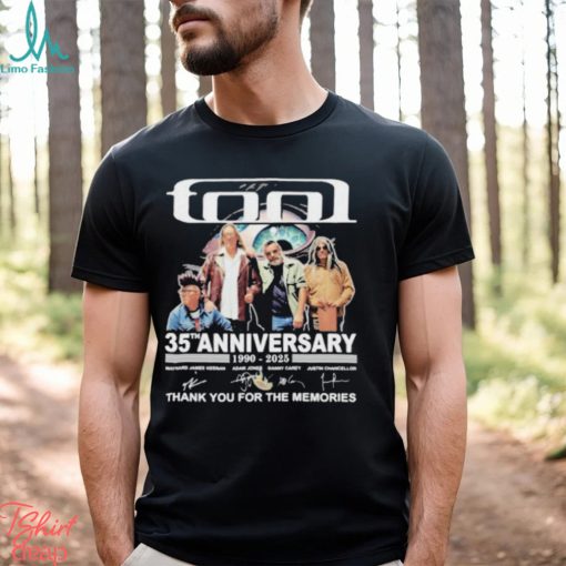 Tool Band 35th Anniversary 1990 – 2025 Thank You For The Memories T Shirt
