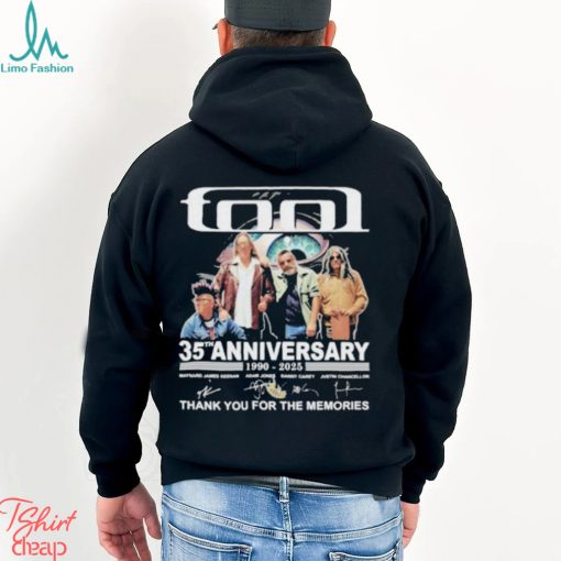 Tool Band 35th Anniversary 1990 – 2025 Thank You For The Memories T Shirt