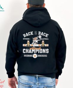 Top Back To Back Volleyball Champions Texas Longhorns T Shirt, hoodie, sweater, long sleeve and tank top Top Back To Back Volleyball Champions Texas Longhorns T Shirt