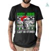 Official Baby grinch hat santa hug walmart admit it now working at would be boring without me logo Christmas T Shirt