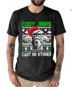 Top Cody Jinks cast no stones ugly Christmas shirt