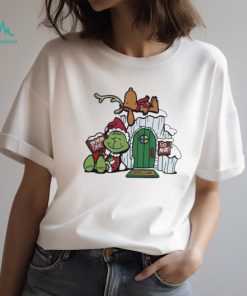 Top The Grinch X Peanuts Grinch Nuts The Mean One Cartoon Christmas T Shirt
