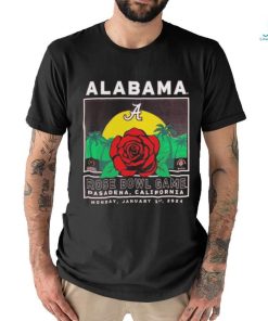 Top alabama Crimson Tide 2024 rose bowl game Pasadena California shirt
