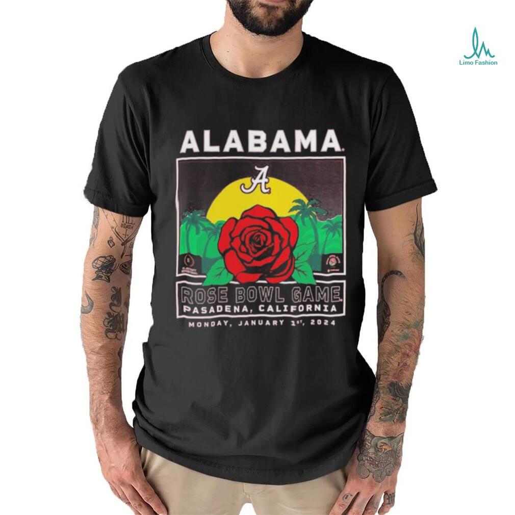 Top alabama Crimson Tide 2024 rose bowl game Pasadena California shirt Top alabama Crimson Tide 2024 rose bowl game Pasadena California shirt
