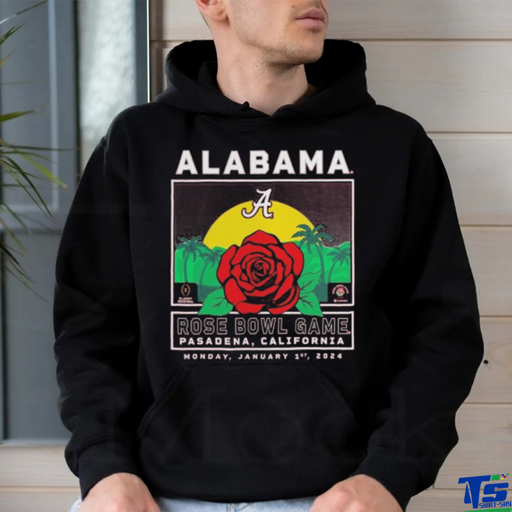 Top alabama Crimson Tide 2024 rose bowl game Pasadena California shirt Top alabama Crimson Tide 2024 rose bowl game Pasadena California shirt