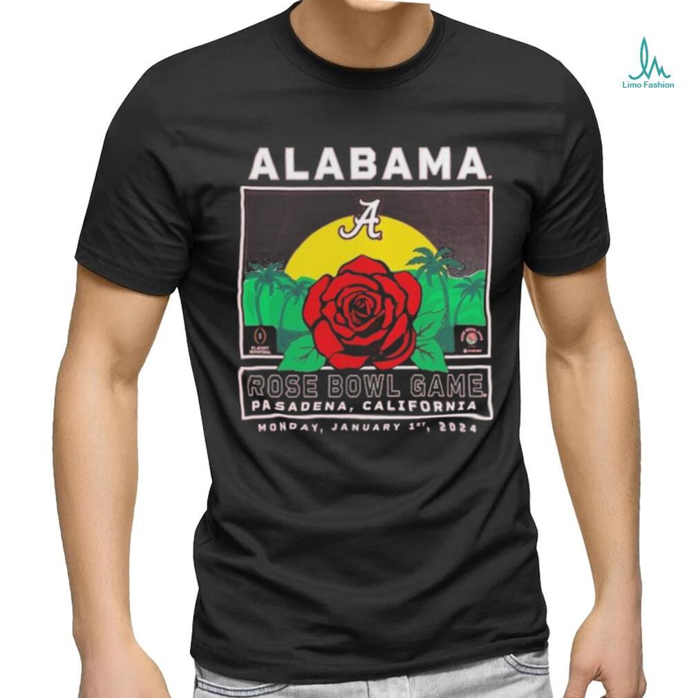Top alabama Crimson Tide 2024 rose bowl game Pasadena California shirt Top alabama Crimson Tide 2024 rose bowl game Pasadena California shirt