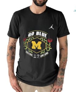 Top college Football Playoff Jordan 2024 #1 Michigan Rose Bowl Bound shirt