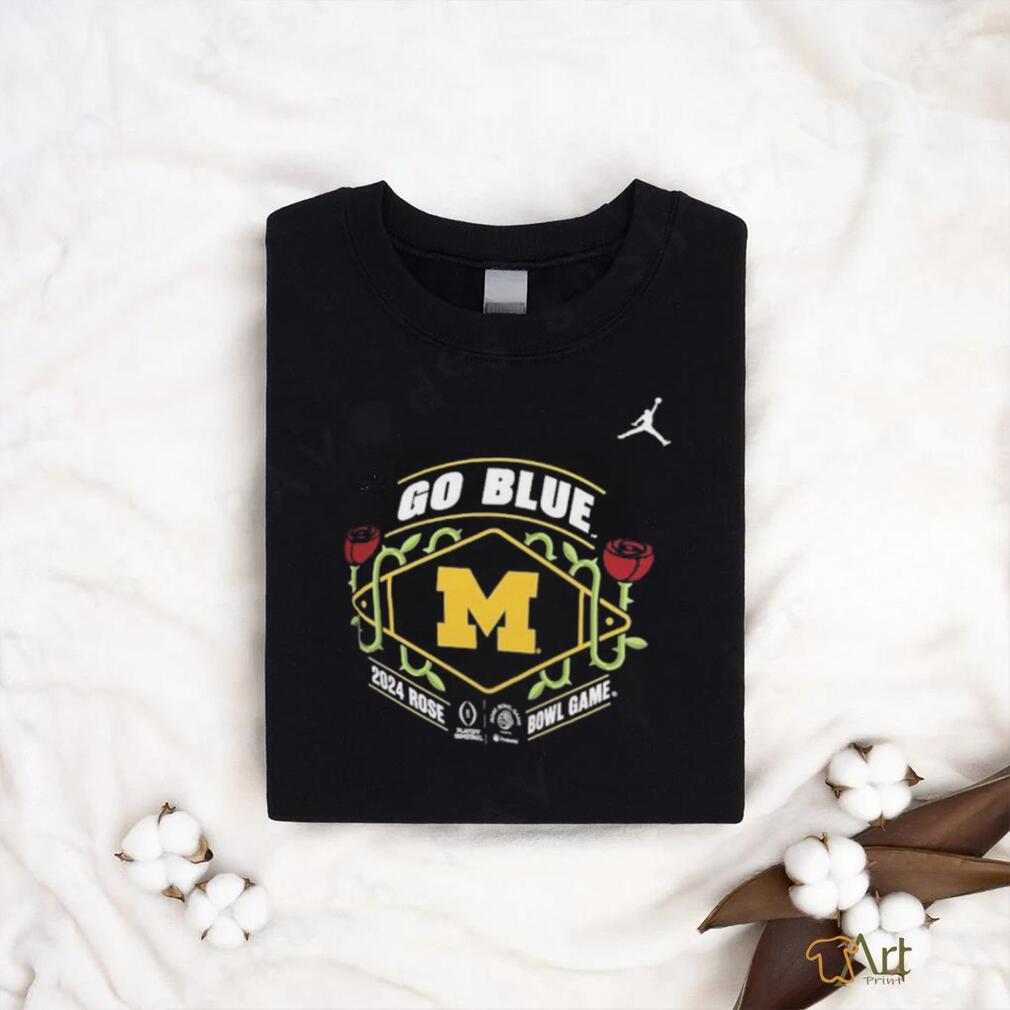Top college Football Playoff Jordan 2024 #1 Michigan Rose Bowl Bound shirt Top college Football Playoff Jordan 2024 #1 Michigan Rose Bowl Bound shirt