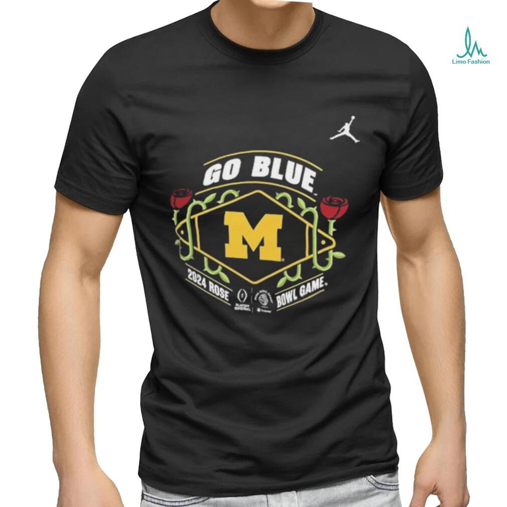 Top college Football Playoff Jordan 2024 #1 Michigan Rose Bowl Bound shirt Top college Football Playoff Jordan 2024 #1 Michigan Rose Bowl Bound shirt