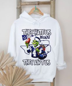 Top grinch they hate us because they ain’t us Dallas Cowboys football Xmas gift shirt