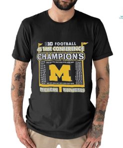 Top official Michigan Wolverines 2023 Big Ten 45 time Conference Champions shirt