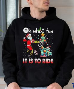 Top oh what fun it is to ride christmas 2023 shirt