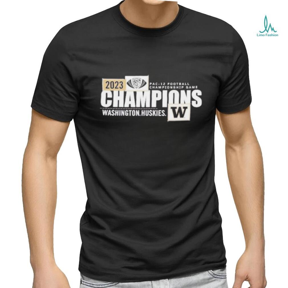 Top washington Huskies 2023 Pac 12 Football Conference Champions shirt Top washington Huskies 2023 Pac 12 Football Conference Champions shirt