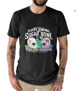 Top washington Huskies vs. Texas Longhorns New Orleans.LA Playoff semifinal Sugar bowl shirt