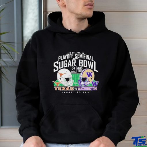 Top washington Huskies vs. Texas Longhorns New Orleans.LA Playoff semifinal Sugar bowl shirt